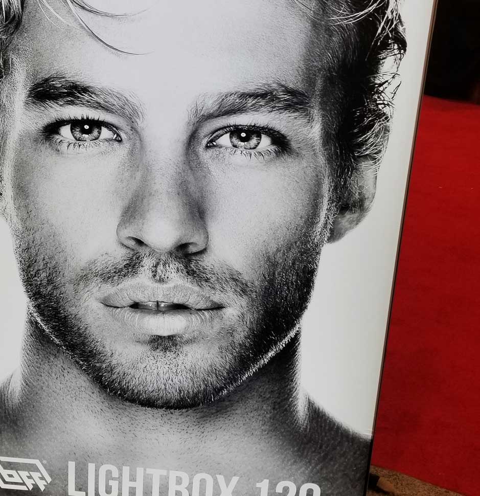 Fabric Printed Lighted Branded Displays 