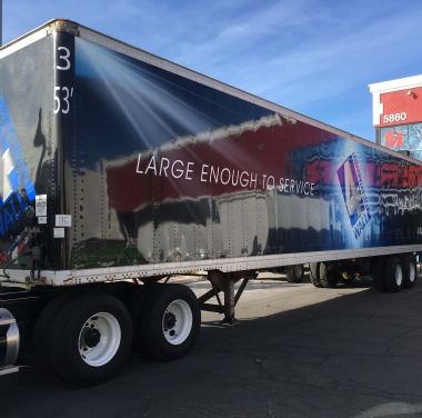 Vehicle Trailer Branding Wraps
